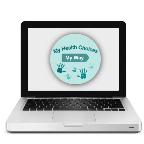 A computer with a website opened