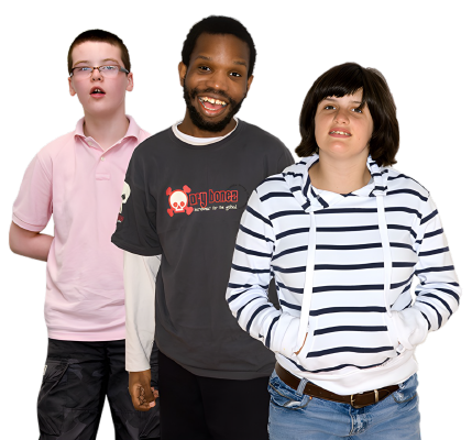 Three young people.